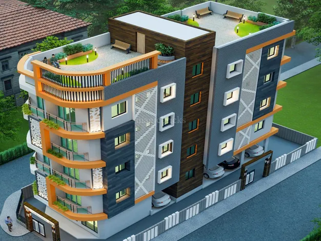 Developed By Hive Group (ISO 9001:2015 Certified)  <br>  1/2/3 BHK Apartment At Newtown