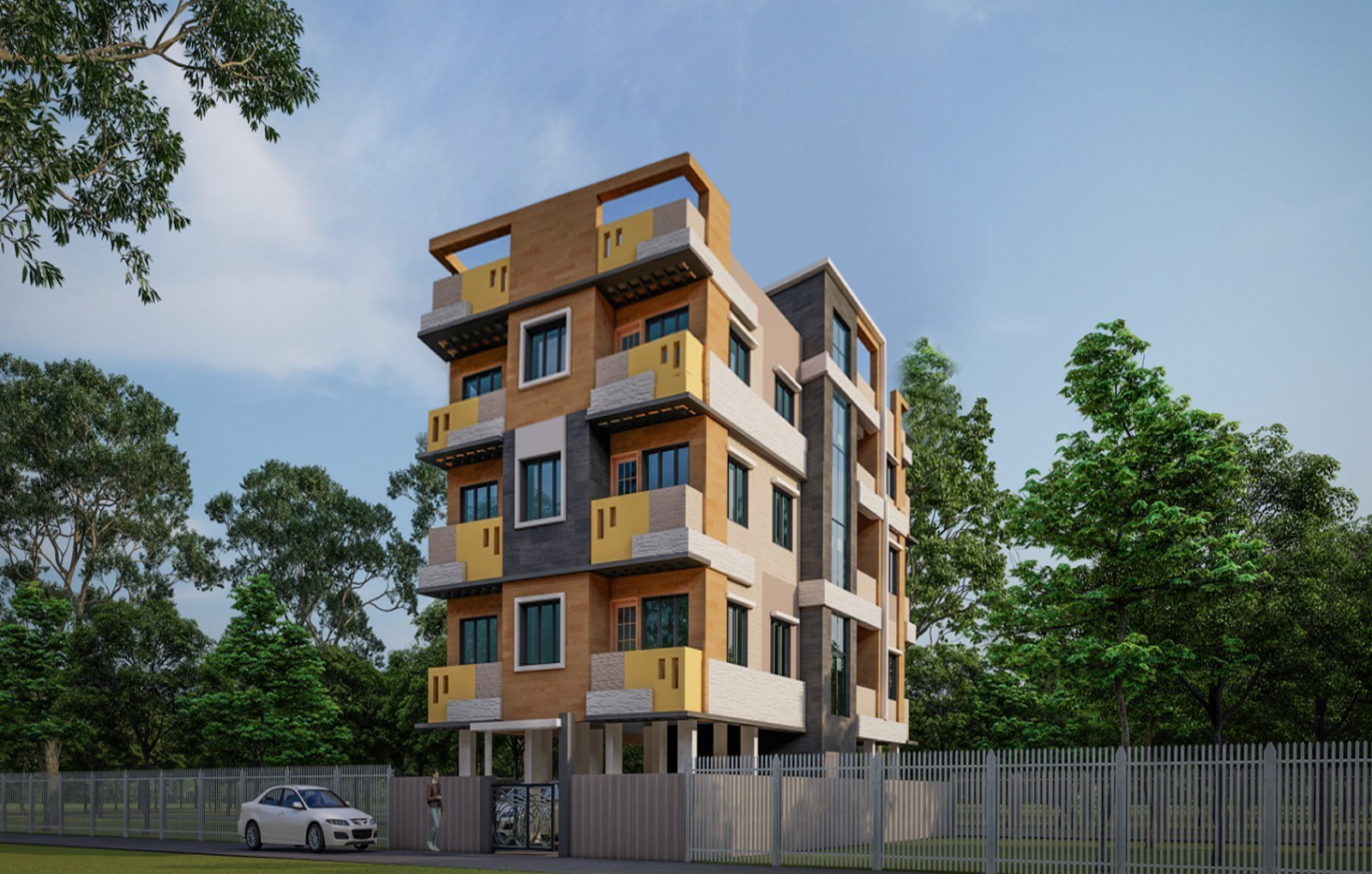 Developed by Hive Group (ISO 9001:2015 Certified) <br>2/3 BHK Apartments<br>Location: Chinar Park, New Town, Kolkata